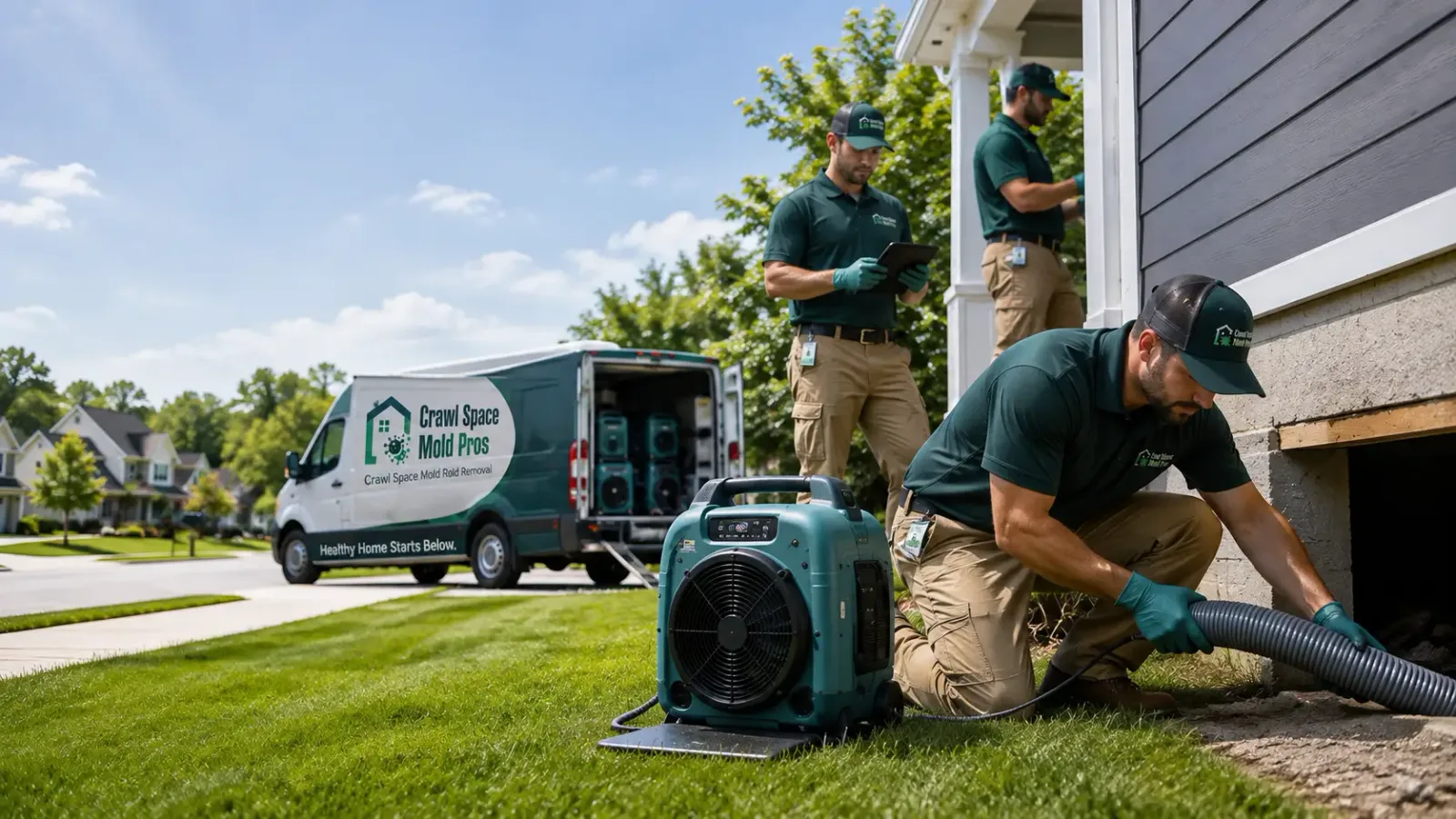Crawl Space Mold Removal in Ryde, CA